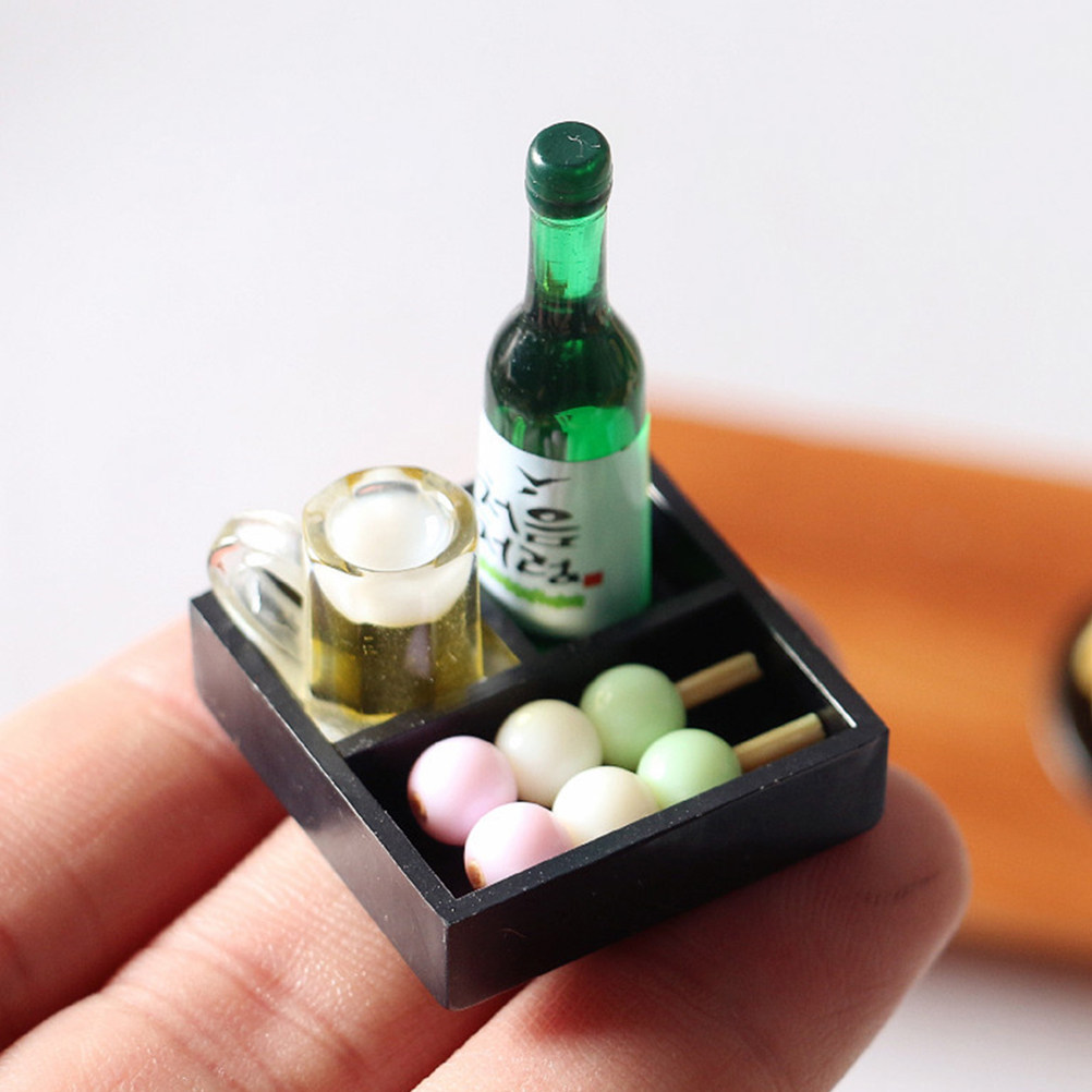 Japanese Food Lifestyle - 3-delige mini-sushi realistische decoratieve set voor