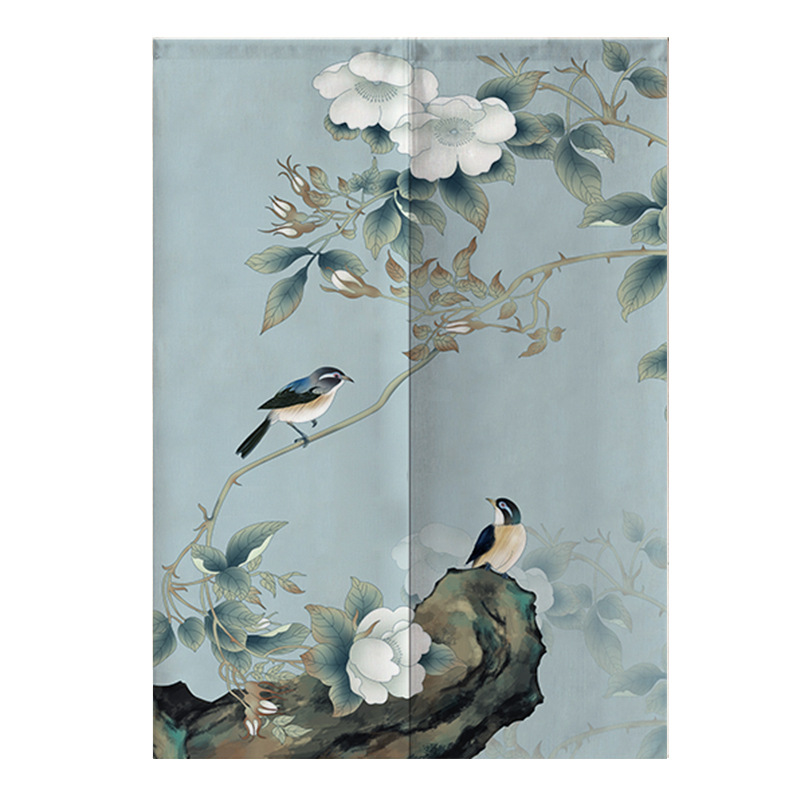 Noren Curtain Doorway - Japanse Noren Deur Gordijn Fengshui Inkt