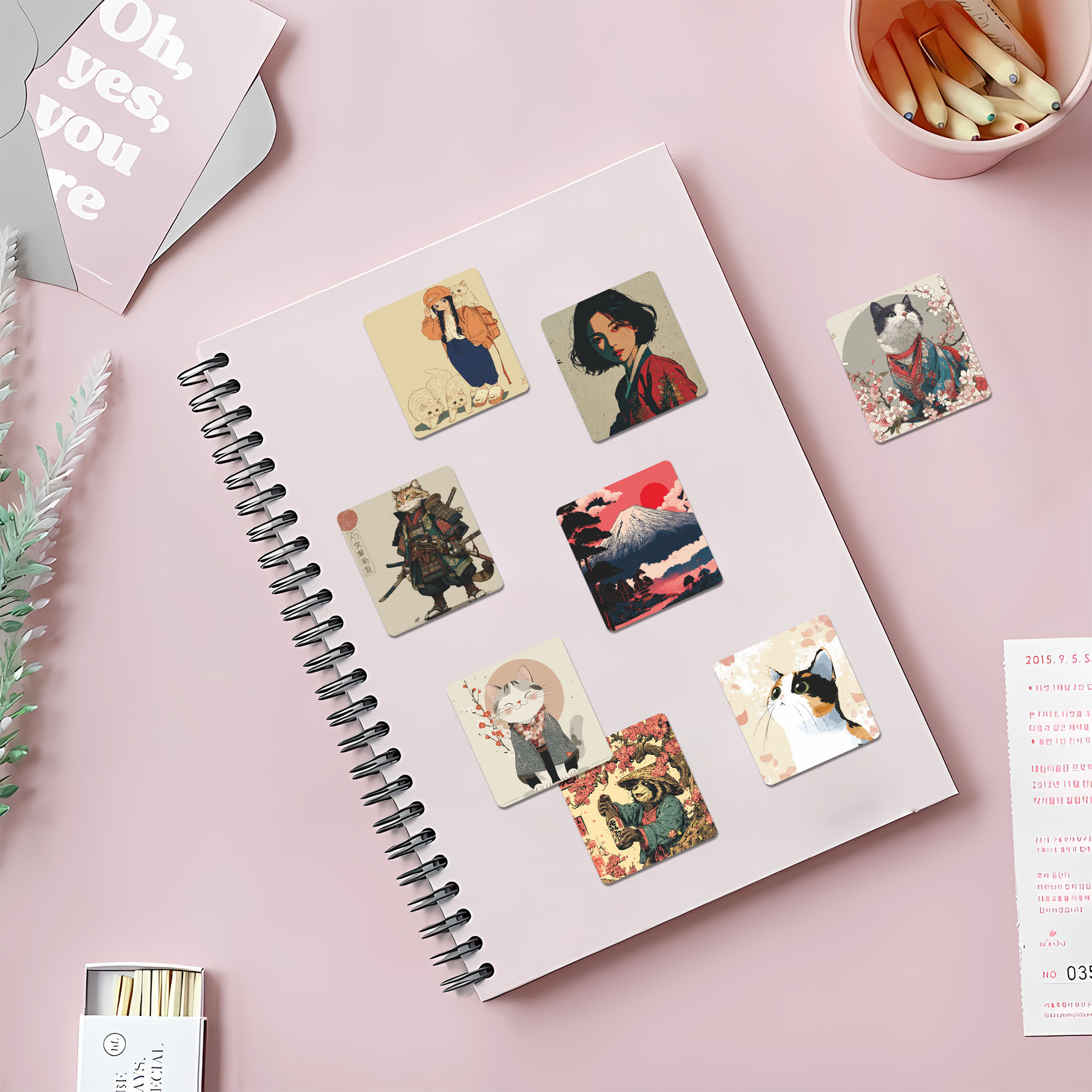 58 stuks Japanse vinylstickers - Japanese Culture Lifestyle recensie en prijs