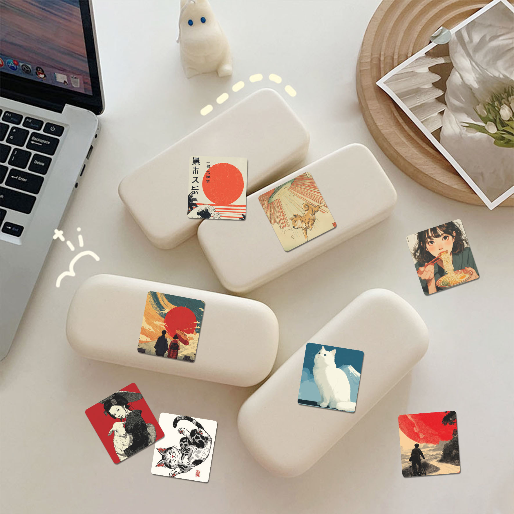 58 stuks Japanse vinylstickers - Japanese Culture Lifestyle recensie en prijs